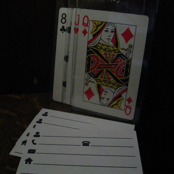 Delta Air Lines Dallas Fort Worth Vintage Playing Card Luggage Tags (3) - Picture 3 of 4